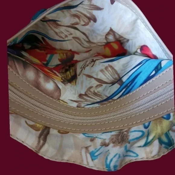 Sharif 1827 shoulder bag & travel tote bag floral pattern  set of 2 - Picture 8 of 16